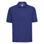 RUS Men Classic Polycotton Polo, Bright Royal, 6XL