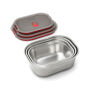 Black+Blum Mealprep Box Set 3 stuks Klein, Middel, Groot, grijs