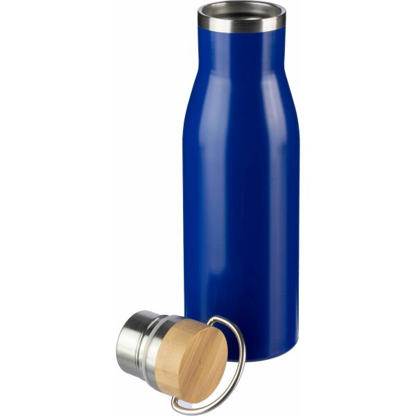 Gerecycled roestvrijstalen fles Aline zwart Gerecycled roestvrijstalen fles Aline zwart