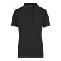 Ladies' Elastic Polo black/white S Ladies' Elastic Polo black/white S