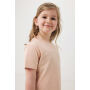 IQONIQ Koli kids lichtgewicht gerecycled katoen t-shirt, peach nectar (1112)