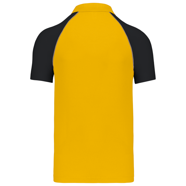 Polo baseball Yellow / Black XL Polo baseball Yellow / Black XL