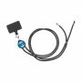 Lace Lanyard GRS RPET 0,5 cm telefoonkeycord - zwart