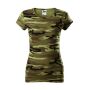 T-shirt women's Camo Pure camouflage green S