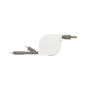 3-in-1 kabel met oprolmechanisme, grijs
