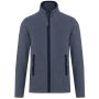 Microfleece met rits dames French Navy Heather 4XL