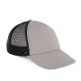 Truckerpet met 5 panelen van canvaskatoen - K-up Gold Label Opal Grey / Black One Size