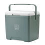 Brisby Koelbox - Frigobox - 13L - Groen - Tot maximaal 40 uur isolatie - Incl. 2 dikke koelelementen van 450ml - Temperatuur veilige sluiting - Nieuw ontwerp met koelelement vergrendeld in deksel