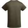 Breda biologisch katoenen kindershirt met korte mouwen - Militar Green - 11/12