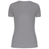 Dames sport-T-shirt V-hals Fine Grey XS