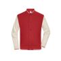 College-Jacket UNISEX carmine-red/sandstone 3XL