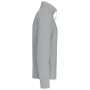 Enzo - Fleece met ritskraag Snow Grey 3XL