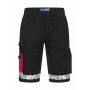 7510 SHORTS PGL Black/Red C62