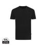 Iqoniq Bryce gerecycled katoen t-shirt, zwart (L)