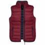 Ladies' lightweight sleeveless down jacket wine XXL