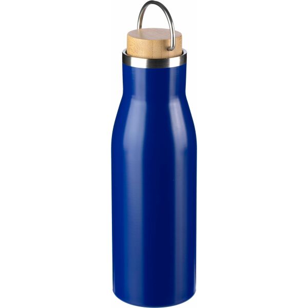 Gerecycled roestvrijstalen fles Aline zwart Gerecycled roestvrijstalen fles Aline zwart