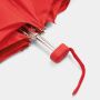 Super mini, uit 5 secties bestaande opvouwbare paraplu POCKET rood