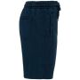 Ecologische herenshort French Terry  washed navy blue 4XL