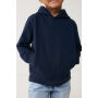 IQONIQ Yengo kids recycled katoen hoodie met steekzakken, donkerblauw (910)