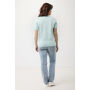 IQONIQ Yala dames lichtgewicht gerecycled katoen t-shirt, crushed mint (L)