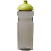 H2O Active® Eco Base 650 ml sportfles met koepeldeksel - Houtskool/Limegroen H2O Active® Eco Base 650 ml sportfles met koepeldeksel - Houtskool/Limegroen