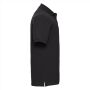 RUS Men Classic Cotton Polo, Black, 3XL