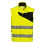 PW2 Hi-Vis Fleece bodywarmer yellow/black 3XL