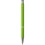 Moneta balpen van gerecycled aluminium (blauwe inkt) - Lime