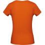 Organic Cotton Inspire Crew Neck T-shirt / Woman Orange S Organic Cotton Inspire Crew Neck T-shirt / Woman Orange S