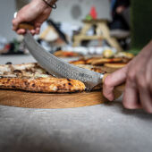 BOSKA Pizza & Kaasmes Oslo+Nr.4, staal, bruin