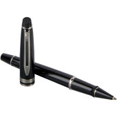 Waterman Expert rollerbalpen (zwarte inkt) - Zwart/Zilver