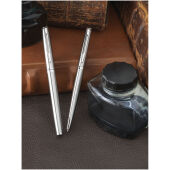 Waterman Hémisphère rollerbalpen (zwarte inkt) - Zilver