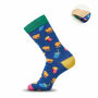FUNNY M - Sokken met een grappig patroon - Royal Blauw