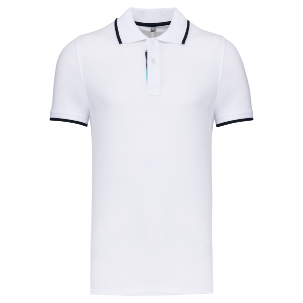 Polo manches courtes homme White / Navy / White M Polo manches courtes homme White / Navy / White M