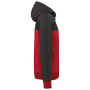 3-laags unisex softshelljas Red / Dark Grey XS