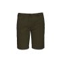 Damesbermuda met verwassen look washed light khaki 32 NL (34 FR)