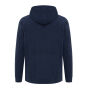 Iqoniq Trivor gerecycled polyester fleece hoodie, donkerblauw (M)