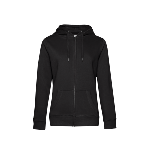 QUEEN Sweatshirt met capuchon en rits
