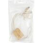 USB-oplader sleutelhanger Keegan bruin