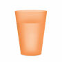FESTA - Herbruikbare event beker 300ml - Transparant Oranje