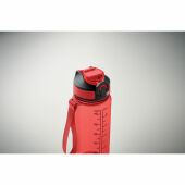 ENKEL - Sportdrinkfles 700ml - Transparant Rood