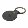 Recycled Leather Keyring Round sleutelhanger