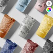 Met luxe cilinderverpakking en custom sleeve