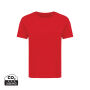 IQONIQ Yala dames lichtgewicht gerecycled katoen t-shirt, rood (S)