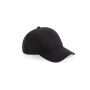 ORGANIC COTTON 5 PANEL CAP, BLACK, One size, BEECHFIELD