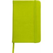 Notitieboek Dita | Gerecycled PU | A6 | Gelinieerd lichtgroen