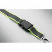 TOSEE - RPET lanyard reflecterend - Neon Geel