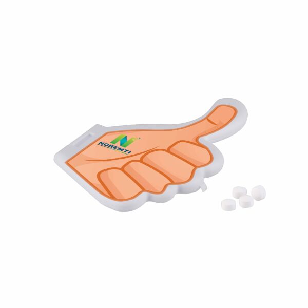 Mint duim card met logo