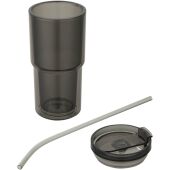 Archer 480 ml dubbelwandige plastic beker - Zwart