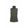 Gewatteerde dames bodywarmer urban khaki XS Gewatteerde dames bodywarmer urban khaki XS